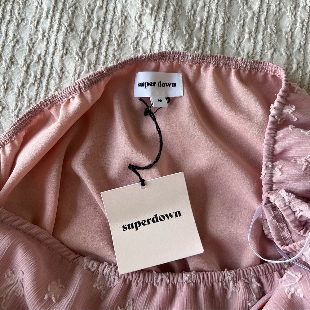Superdown Pink Star Romper - Picture 7 of 8